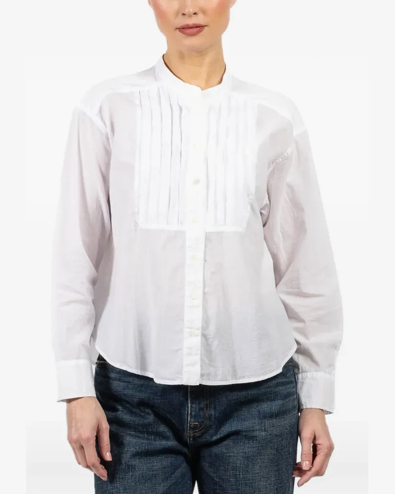 Xírena Miranda pleated shirt - Weiß Weiß