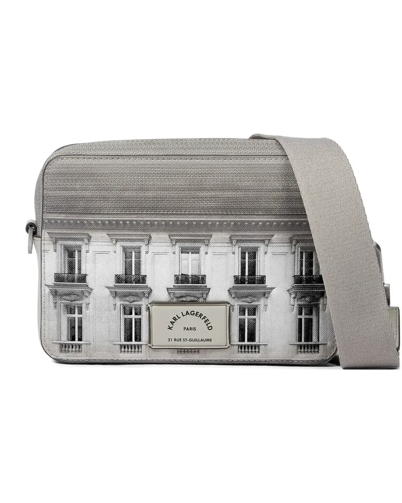 Karl Lagerfeld Rue St-Guillaume Kuriertasche - Grau Grau