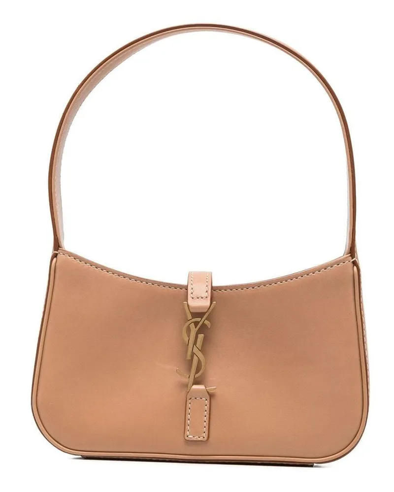 Saint Laurent Le 5 a 7 Mini-Tasche - Braun Braun