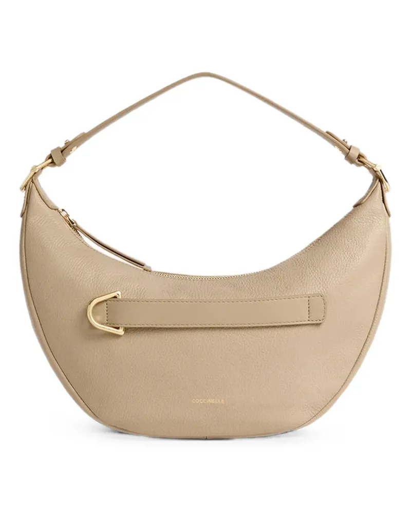 Coccinelle Mittelgroße Paki Crescent Schultertasche - Nude Nude