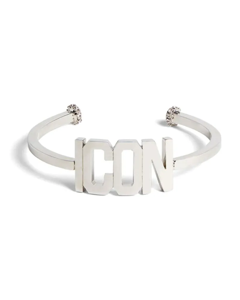 Dsquared2 Icon Armband im Manschetten-Design - Silber Silber