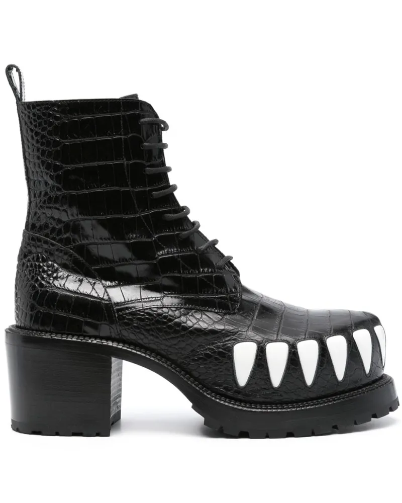 Walter van Beirendonck Hyper Glam Stiefel 85mm - Schwarz Schwarz
