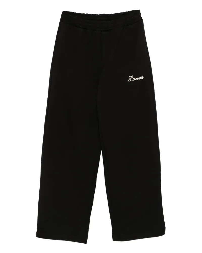 Laneus Hose mit Logo-Stickerei - Schwarz Schwarz
