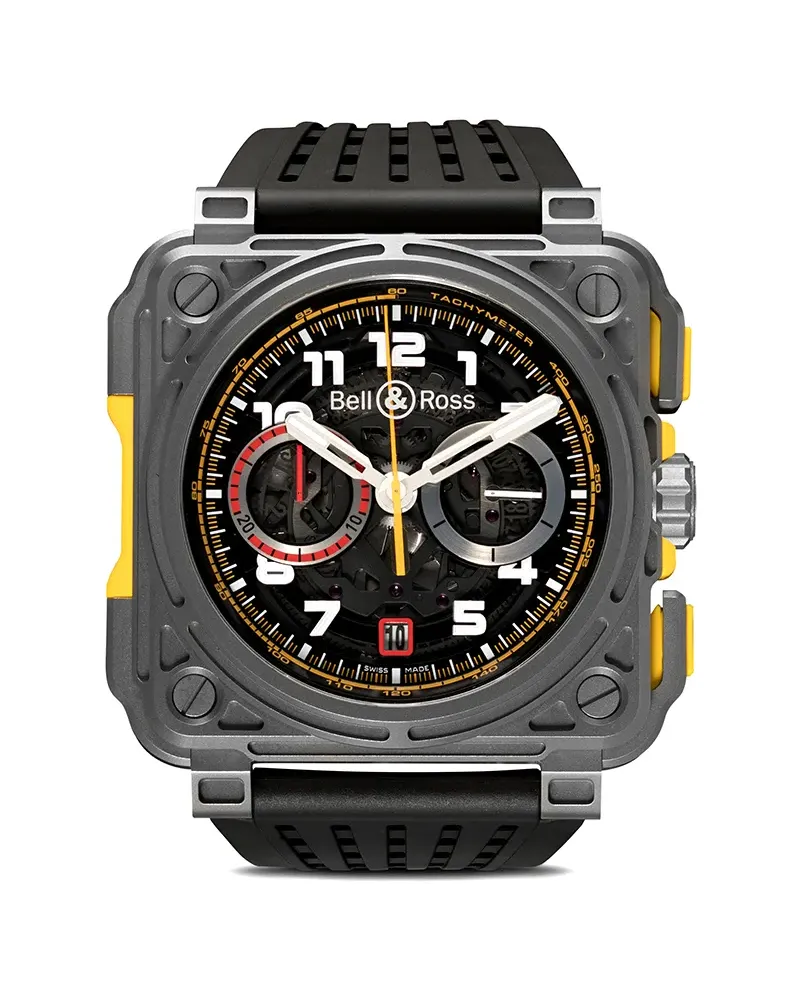 Bell & Ross BR-X1 R.S.18, 45mm - GREY, BLACK, RED AND YELLOW Grey
