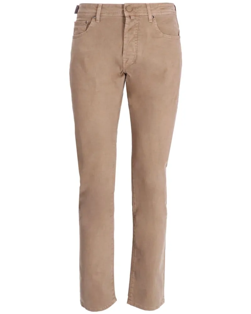 Jacob Cohën Schmale Five-Pocket-Hose - Braun Braun