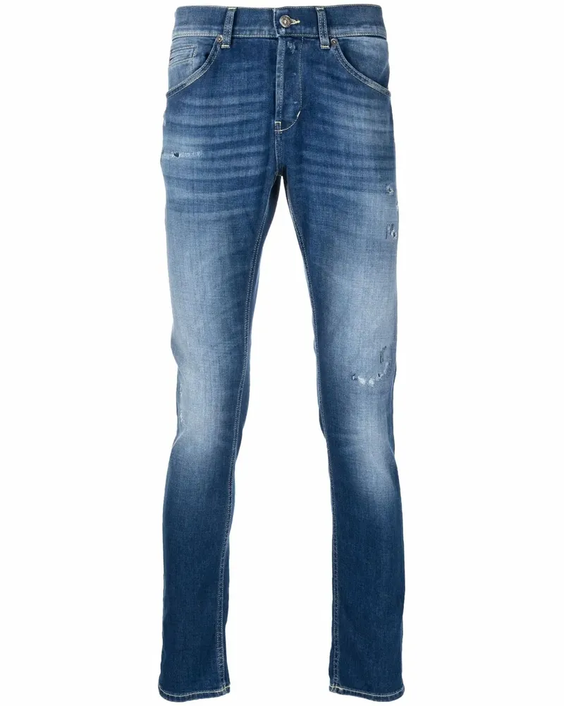 Dondup Jeans mit Stone-Wash-Finish - Blau Blau