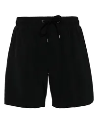 James Perse Badeshorts mit Saumschlitz Schwarz