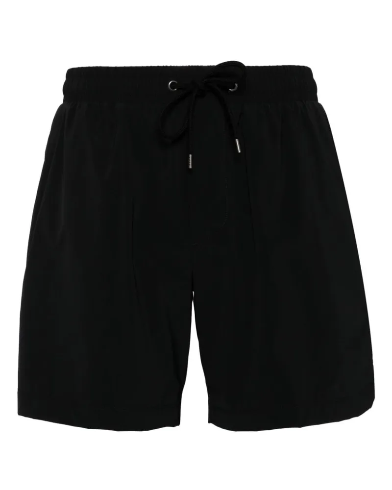 James Perse Badeshorts mit Saumschlitz - Schwarz Schwarz
