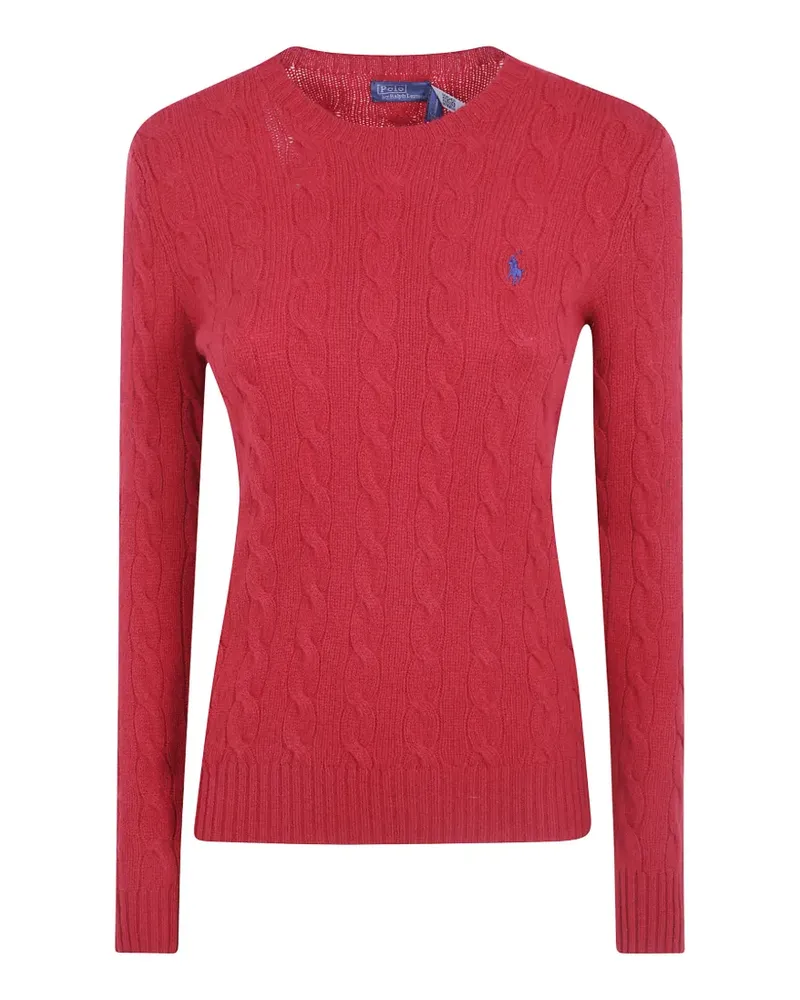 Ralph Lauren Pullover mit Zopfmuster - Rot Rot