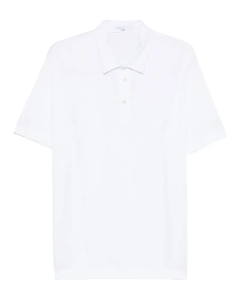 Daniele Fiesoli Klassisches Poloshirt - Weiß Weiß