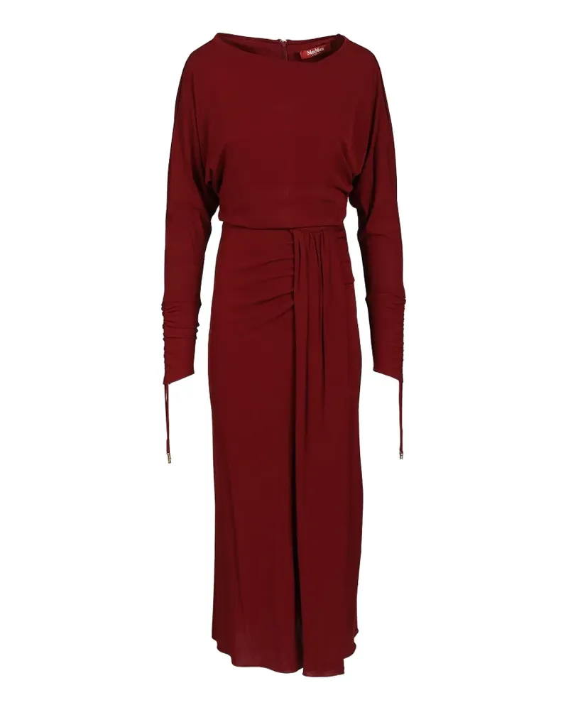 Max Mara long-sleeve maxi dress - Rot Rot
