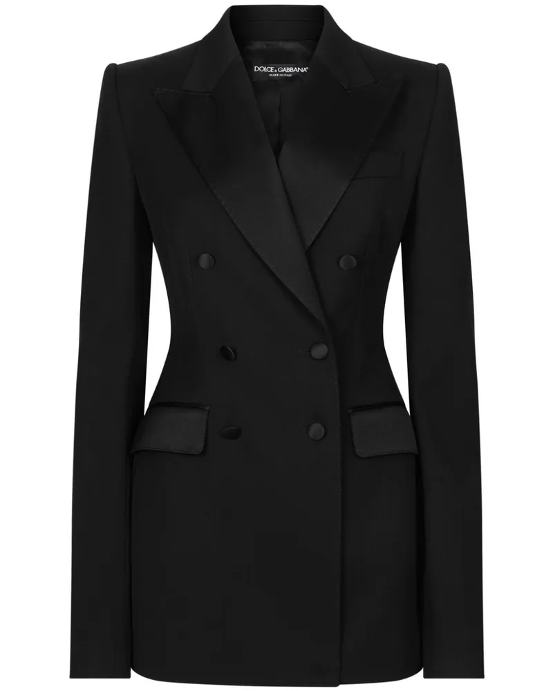 Dolce & Gabbana Doppelreihiges Sakko - Schwarz Schwarz