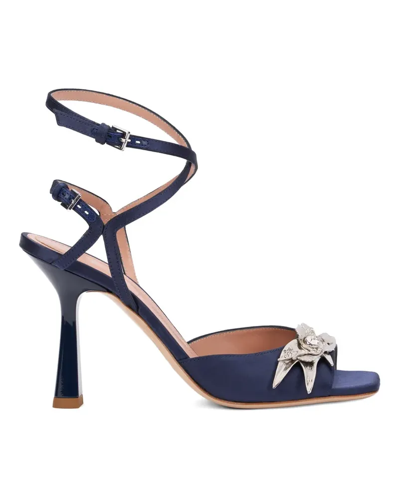 Alberta Ferretti crystal-embellished sandals - Blau Blau