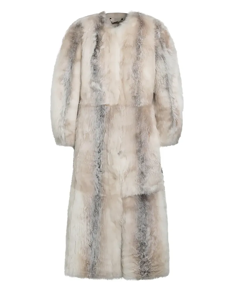 Fendi PELLICCIA CORTO - WHITE - 42 - Nude Nude