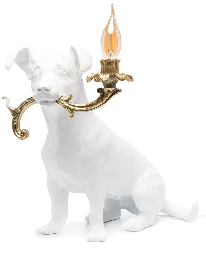 Seletti Lampe im Hunde-Design - Weiß Weiß