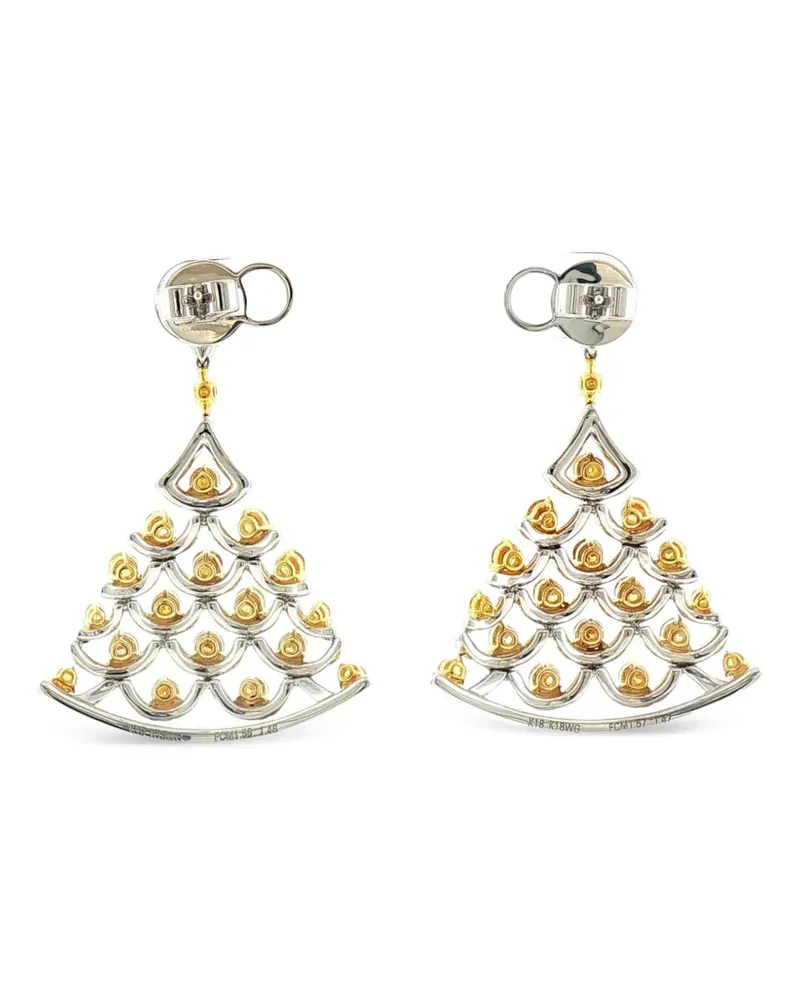 HYT Jewelry Rautenförmige Ohrringe - Silber Silber