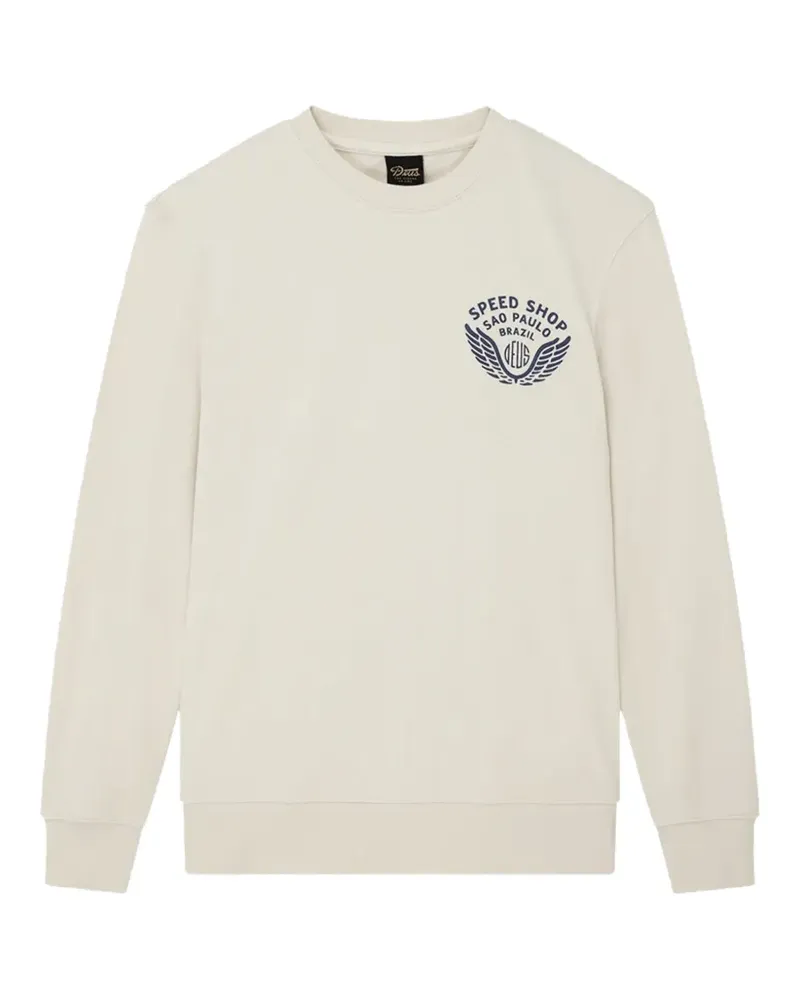 Deus Ex Machina Munificence graphic-print crew-neck sweatshirt - Nude Nude