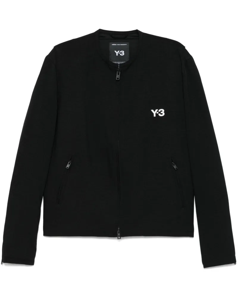 Y-3 Jacke mit Logo-Print - Schwarz Schwarz