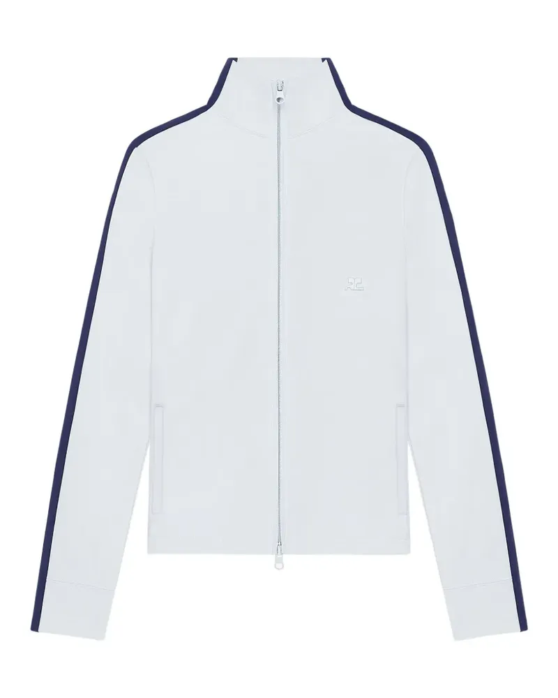 Courrèges Jacke mit Seitenstreifen - Blau Blau
