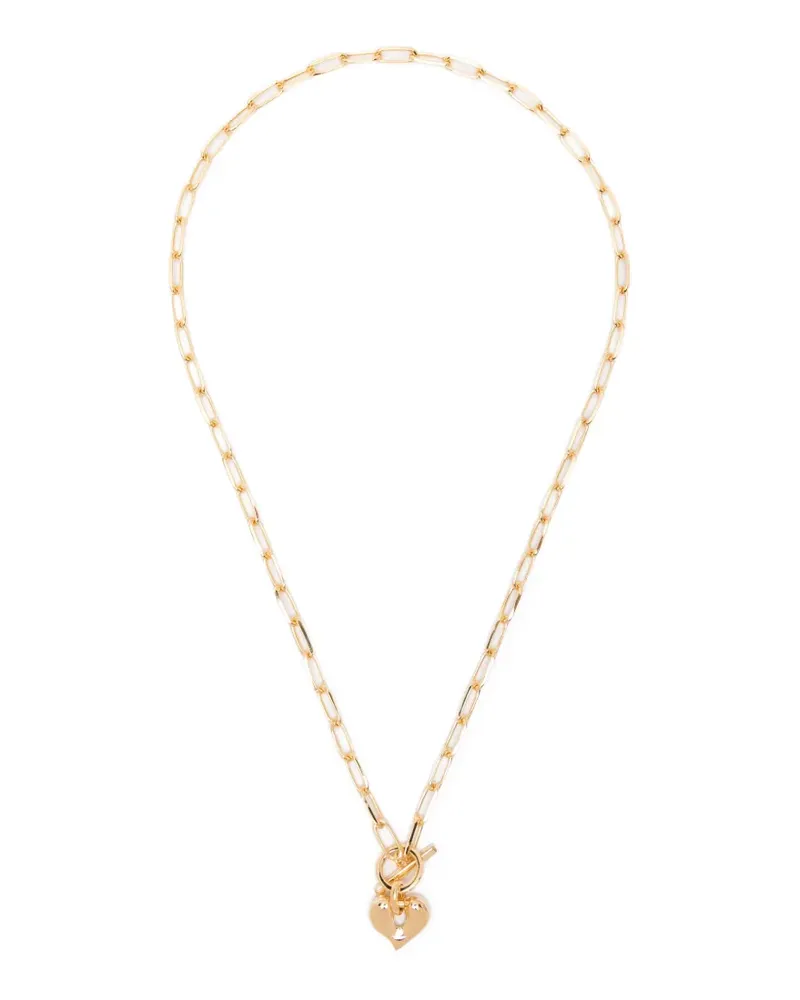 Missoma Molten Heart T-bar necklace - Gold Gold