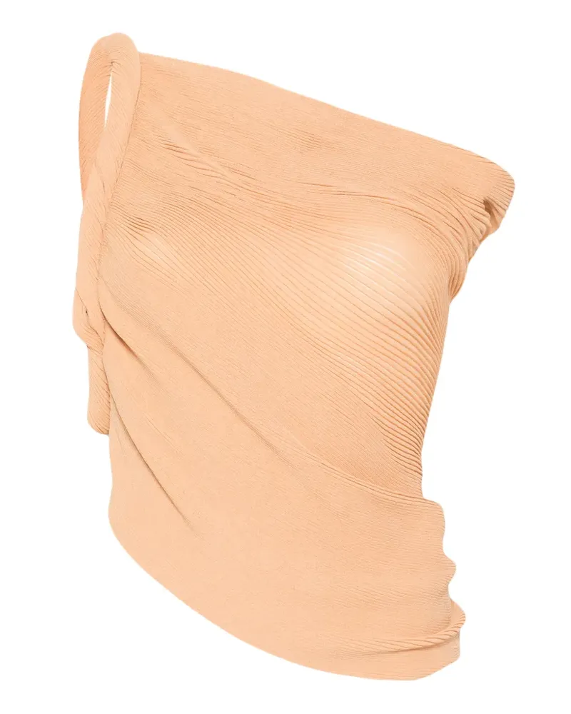 Alberta Ferretti Asymmetrisches Tanktop - Nude Nude