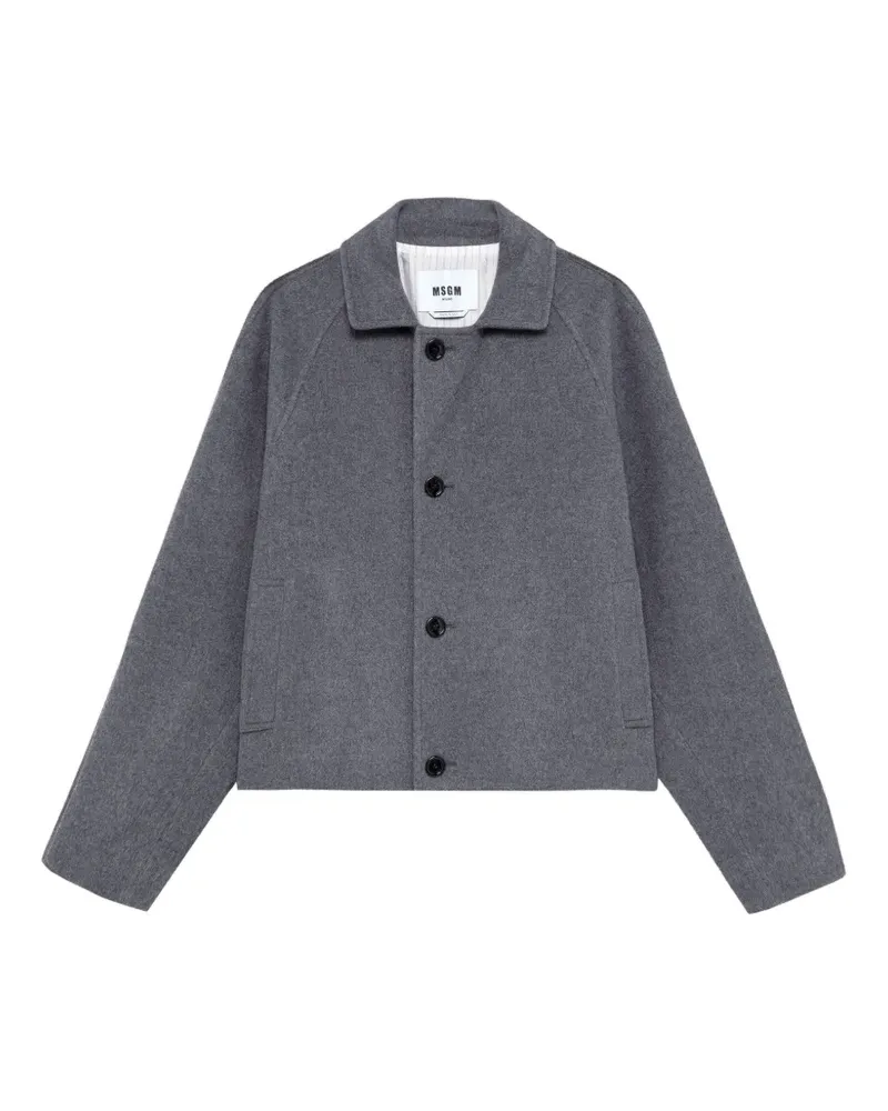 MSGM Jacke mit Raglanärmeln - Grau Grau
