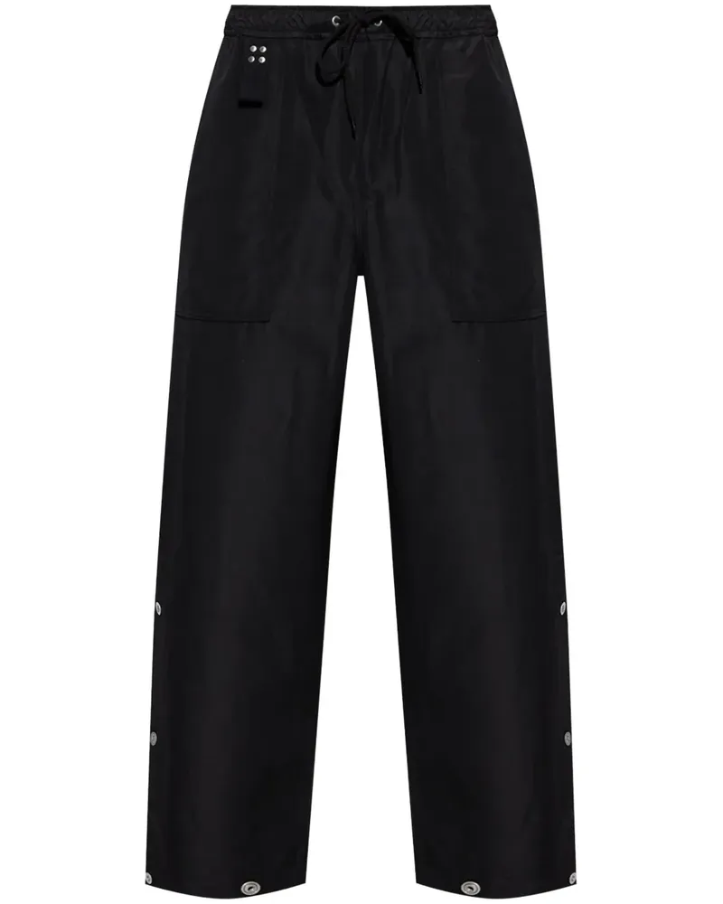 Comme des Garçons Hose mit Zierknöpfen - Schwarz Schwarz