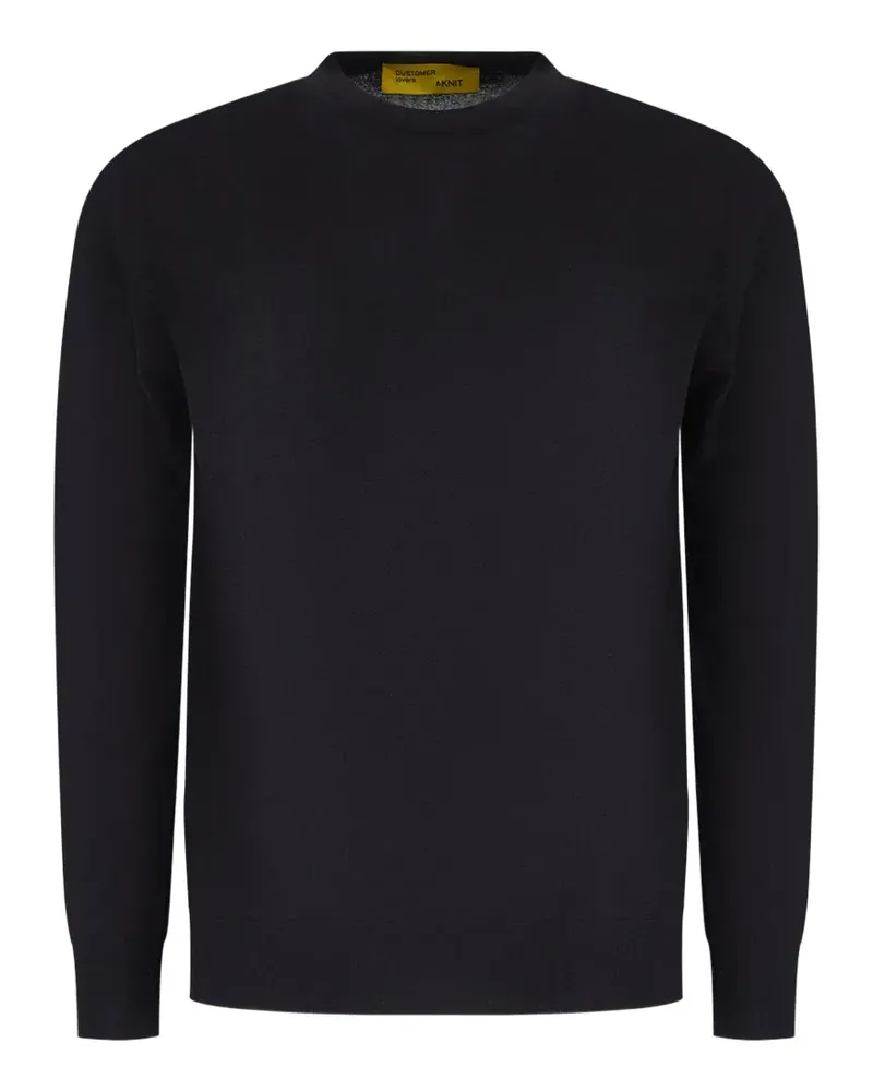 Customer Lovers Pullover mit Rundhalsausschnitt - Schwarz Schwarz
