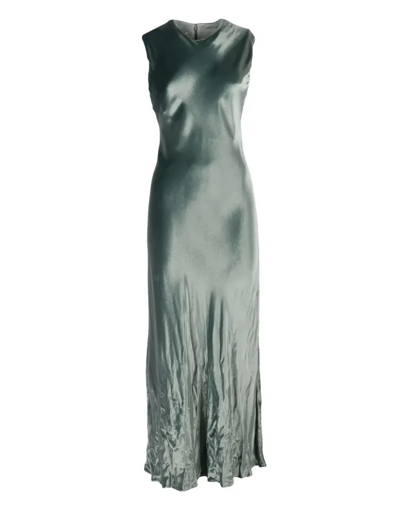 Alberta Ferretti Ärmelloses Maxikleid - Grün Grün