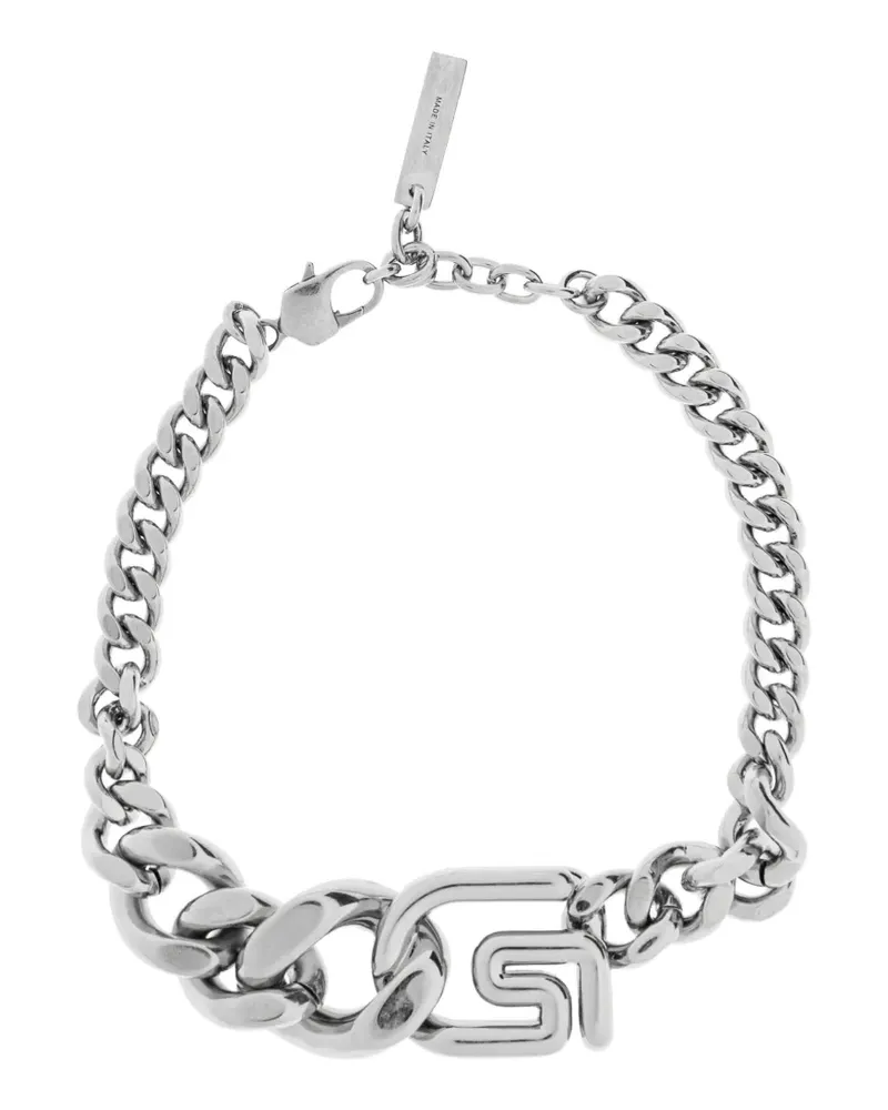 Givenchy G-link curb-chain bracelets - Silber Silber