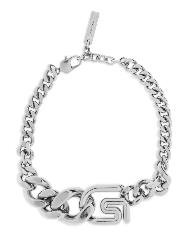 Givenchy Panzerkettenarmband mit G-Gliedern - Silber Silber
