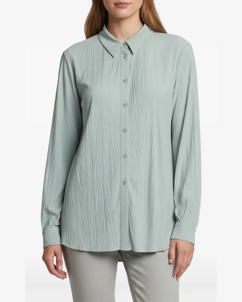 Max Mara Plissiertes Hemd - Grün Grün