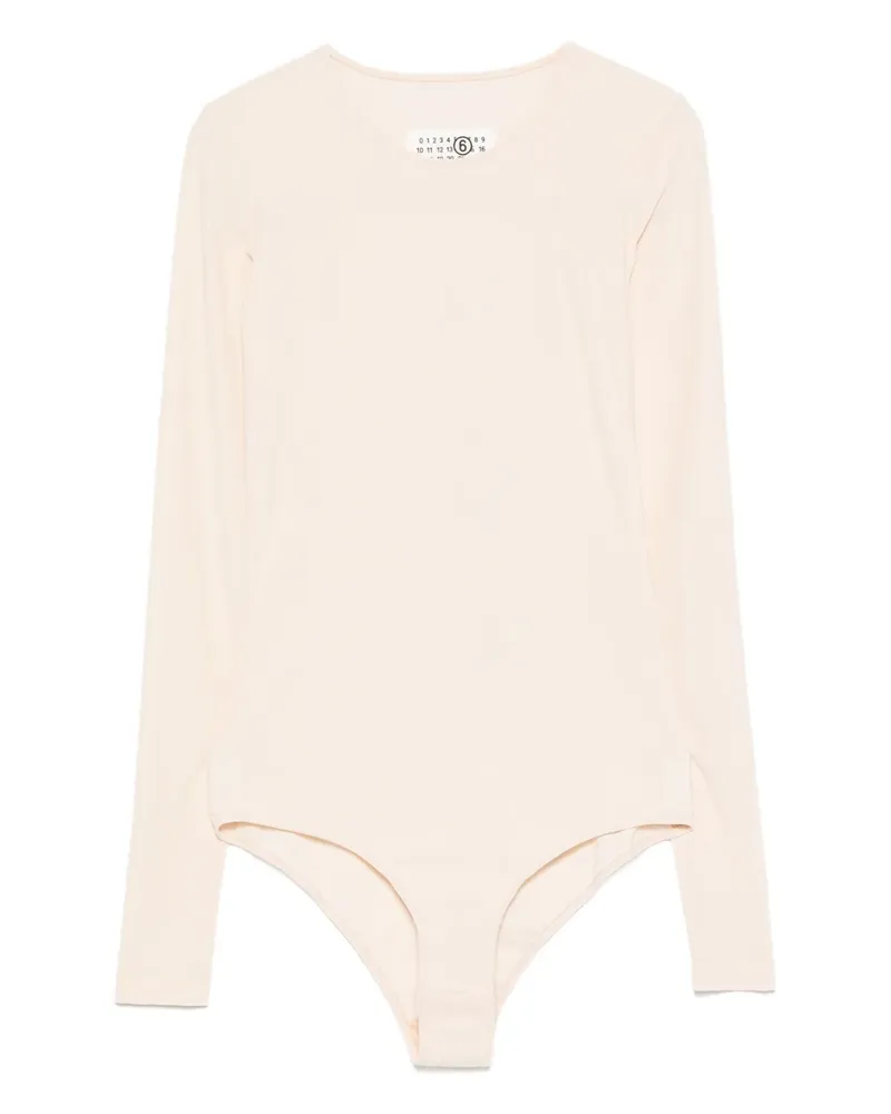 Maison Margiela Body mit rundem Ausschnitt - Nude Nude