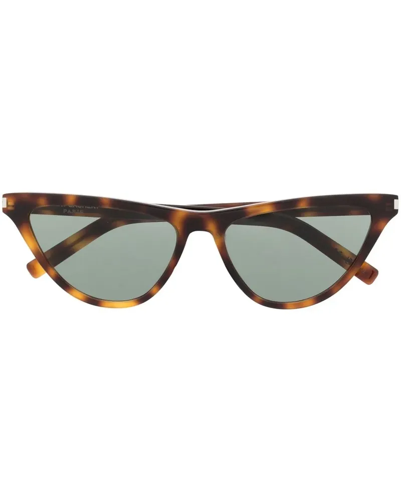 Saint Laurent Sonnenbrille in Schildpattoptik - Braun Braun