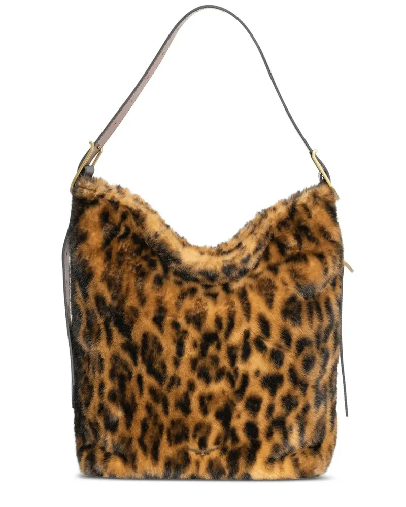 Zadig & Voltaire Gürteltasche mit Leoparden-Print - Braun Braun