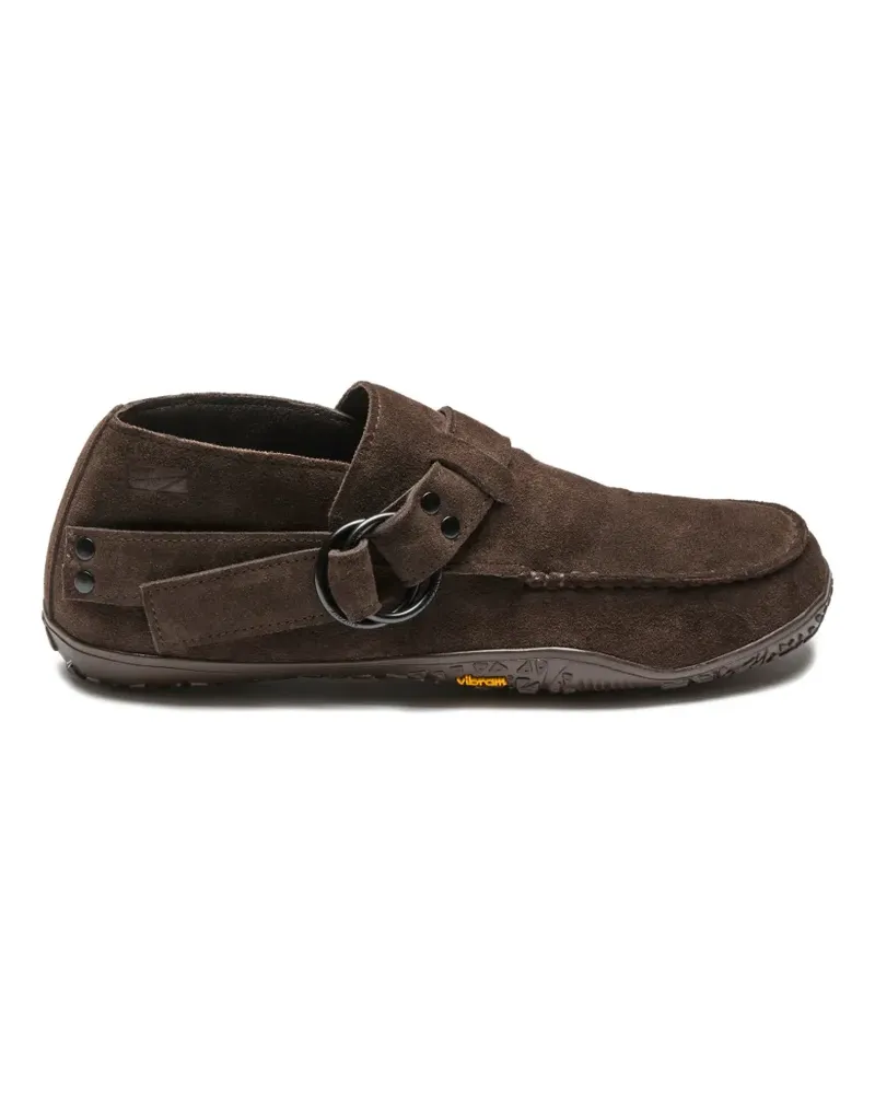 SUICOKE Slip-On-Sneakers mit Schnalle - Braun Braun