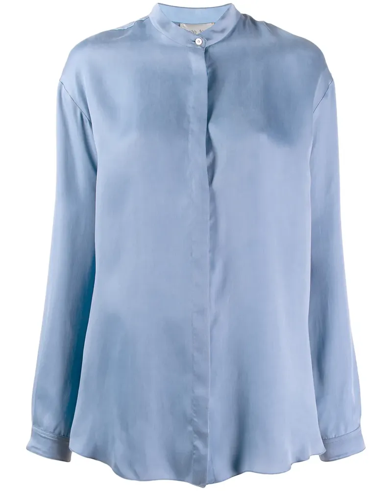 forte_forte Lockeres Hemd - Blau Blau