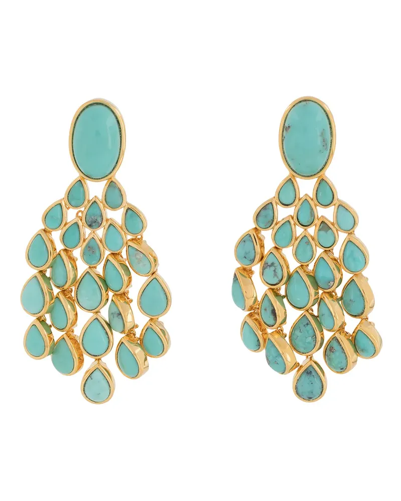 Aurélie Bidermann Cherokee' Ohrringe - Blau Blau