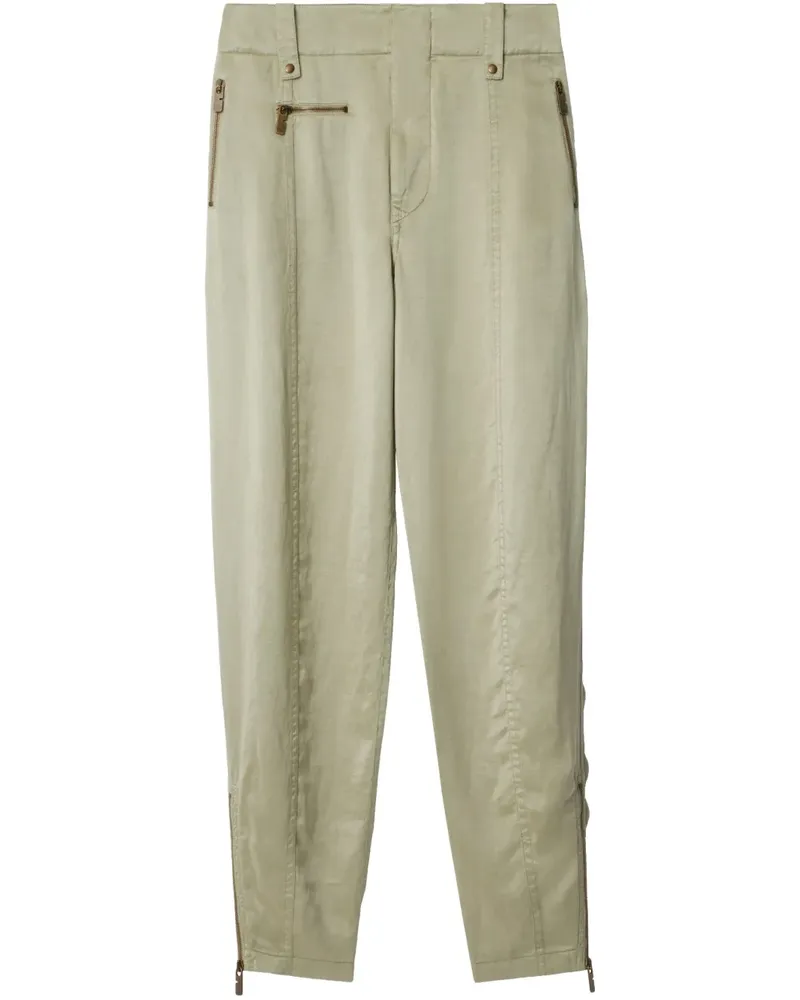 Burberry Hose mit Wappenstickerei - Grün Grün