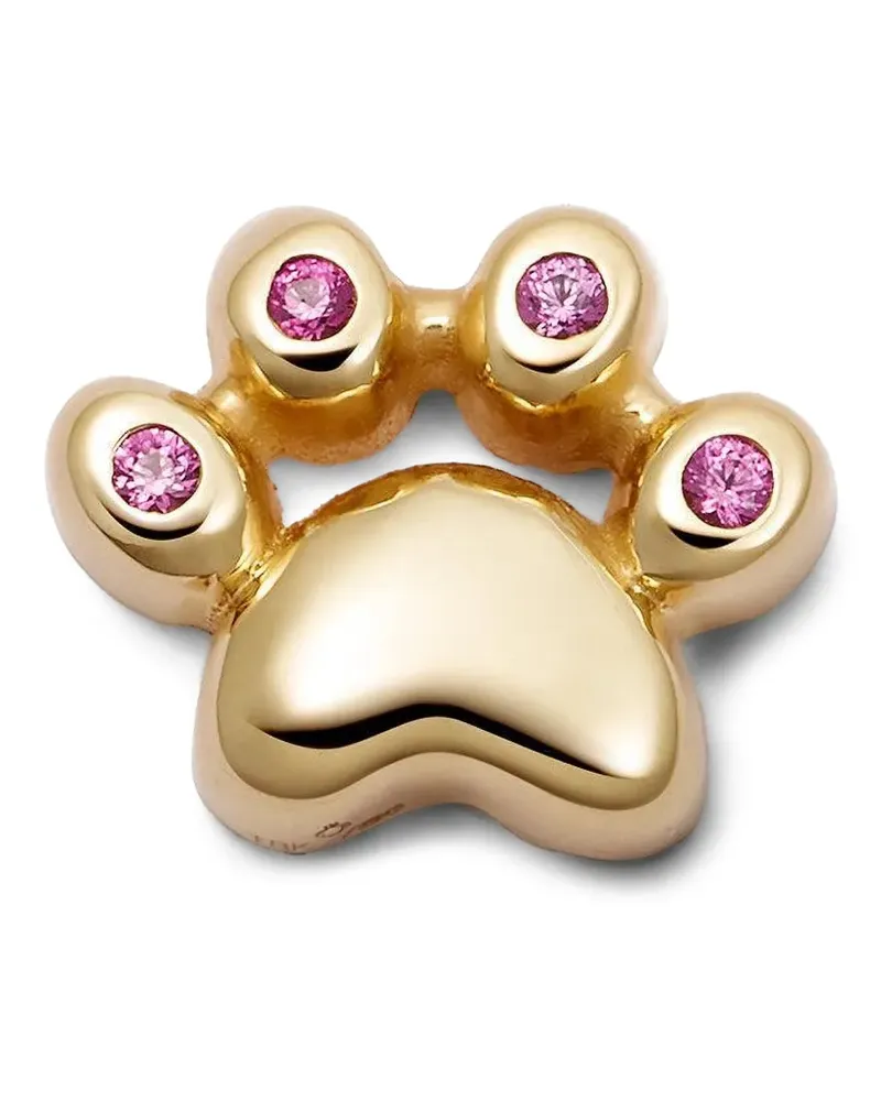 Loquet Cat Paw Anhänger mit Saphir - Gold Gold