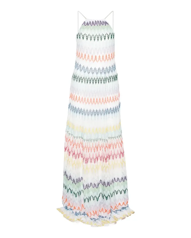 Missoni striped sleeveless maxi dress - Weiß Weiß