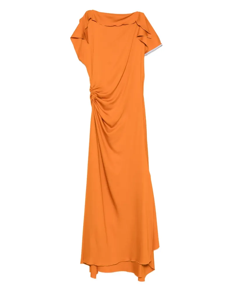 Victoria Beckham Asymmetrisches Kleid - Orange Orange