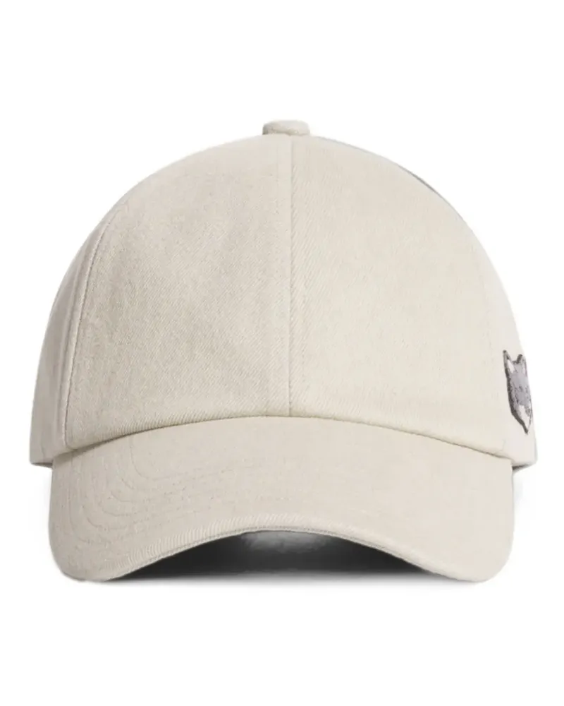 Kitsuné Baseballkappe mit Fuchs-Patch - Grau Grau