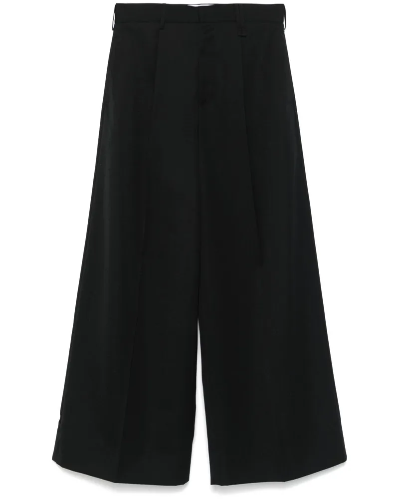 Simone Rocha Hose mit weitem Bein - Schwarz Schwarz