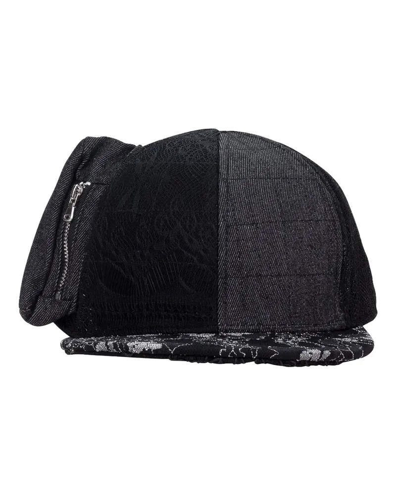 WHO DECIDES WAR distressed baseball cap - Schwarz Schwarz