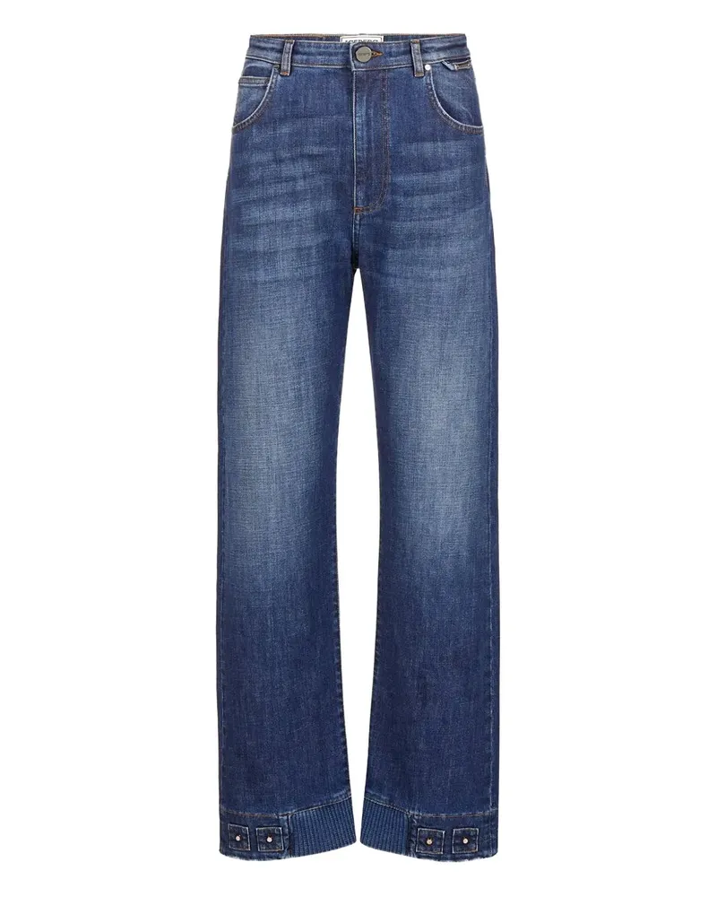 Iceberg embellished jeans - Blau Blau