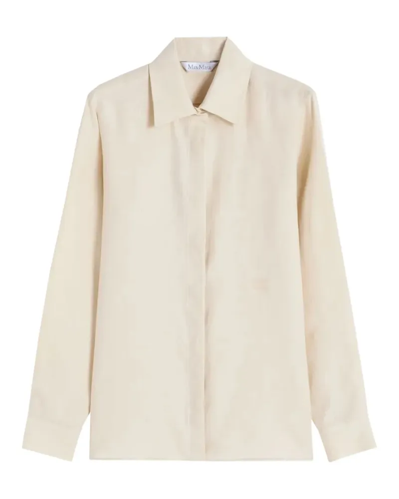 Max Mara long-sleeve shirt - Nude Nude