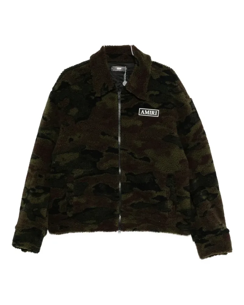 Amiri zip-up bomber jacket - Grün Grün