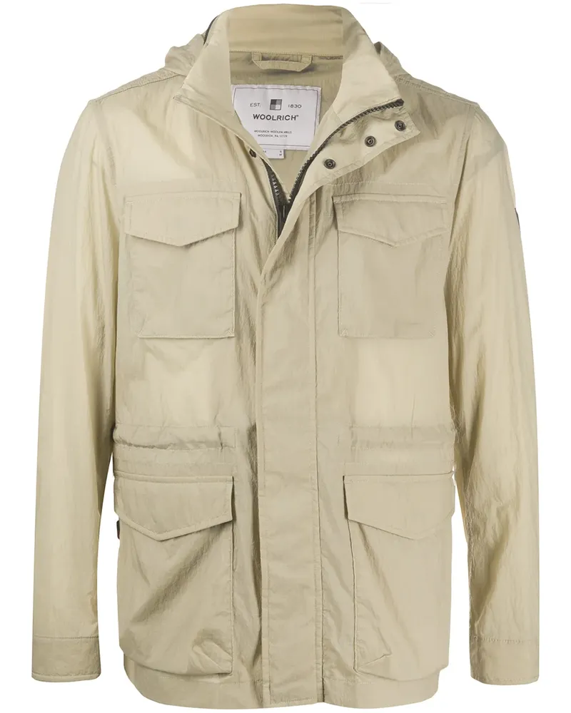 Woolrich Jacke mit aufgesetzten Taschen - Nude Nude