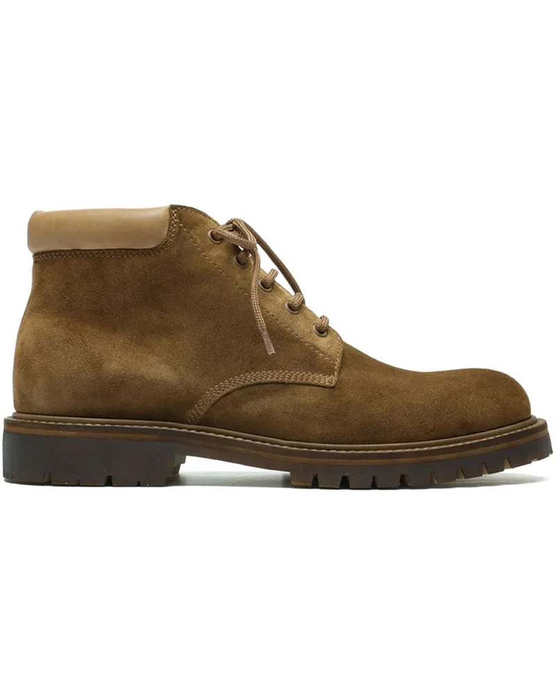 Officine Creative Italia Schnürstiefel aus Wildleder - Braun Braun